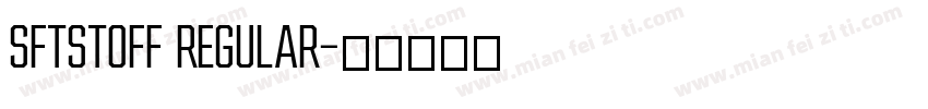 SFTstoff Regular字体转换